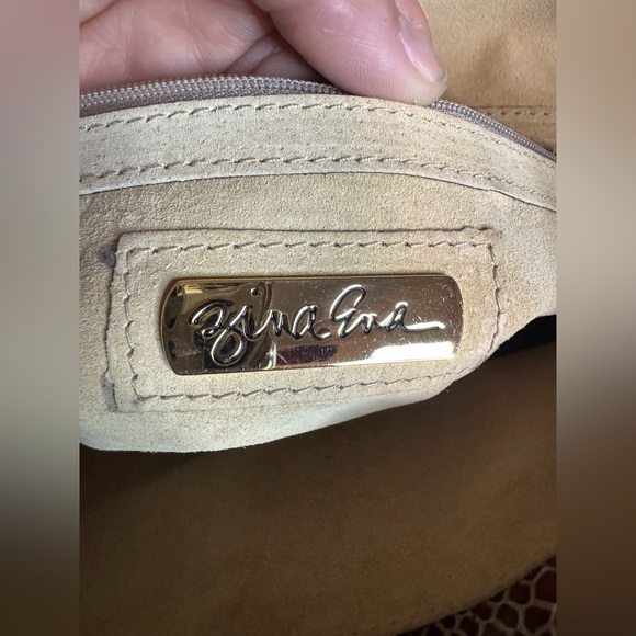 Brown Snake Print Women's Bag - Picture 4 of 7